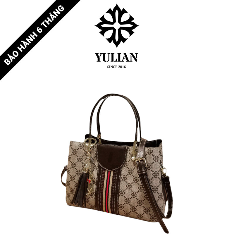 EP11-02 - Espresso Tassel Satchel - Cặp Công Sở Espresso