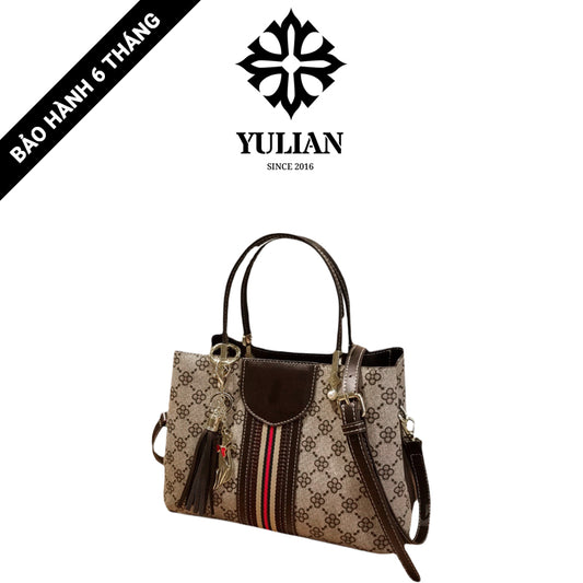 EP11-02 - Espresso Tassel Satchel - Cặp Công Sở Espresso