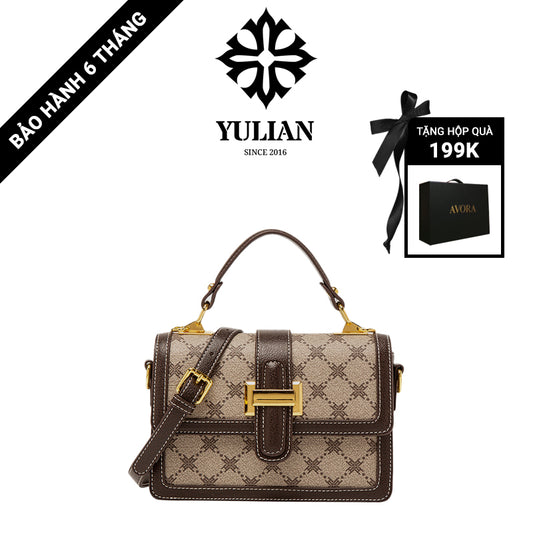 EP11-06 - Heritage Satchel Crossbody - Cặp Nắp Khóa Đai
