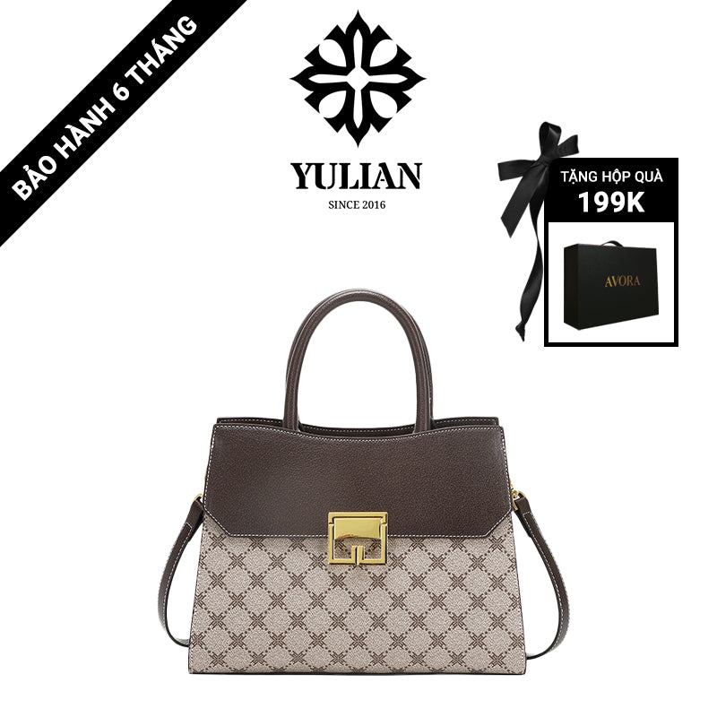 EP11-07 - Dual Elegance Bag - Túi Phối Da Thượng Lưu