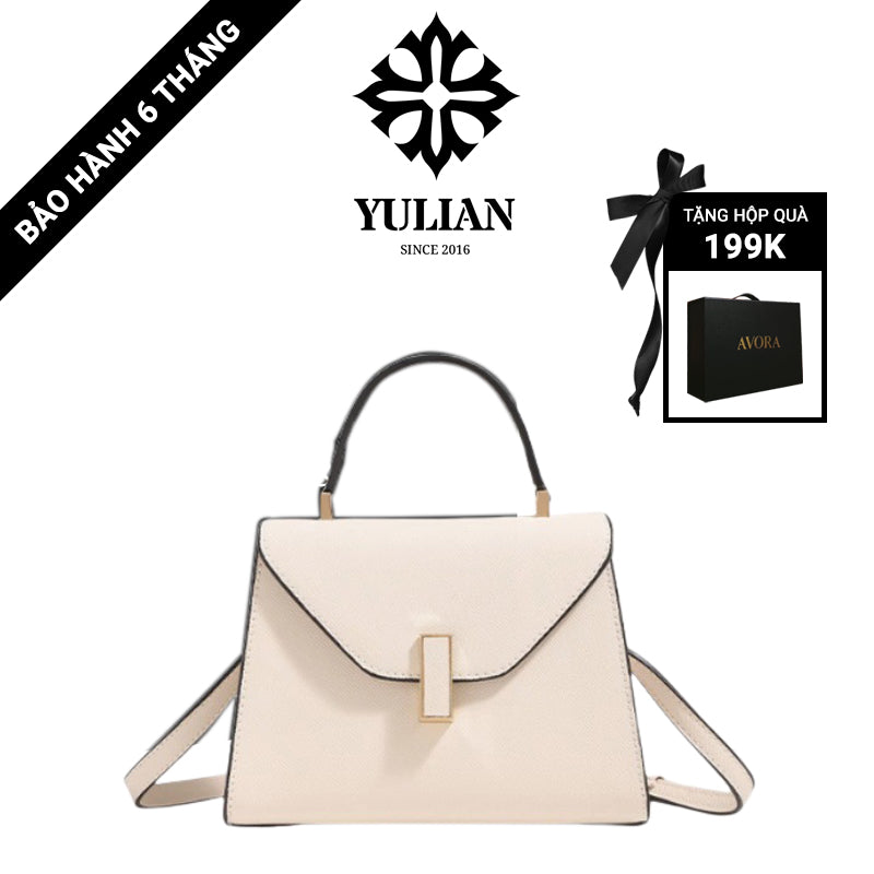 EP18-01 - Creamy Envelope Satchel - Túi Nắp Gập Dáng Phong Bì